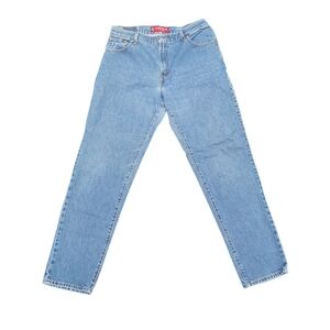 Levi's 550 Jeans Classic Relaxed Women's Relaxed Fit Tapered Leg Size 14 L Blue